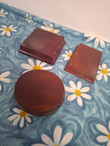 Vintage wooden plinth - base, /