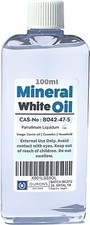 100ml White Mineral Oil - Pure