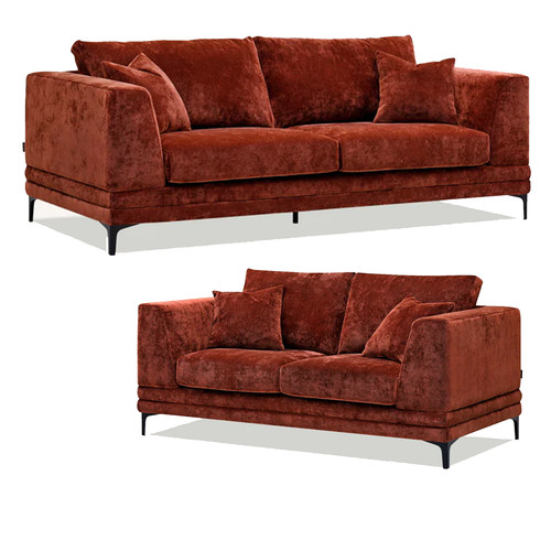 Aluxo lenox rust - rust, fabric