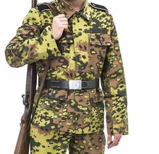 WW2 German plain tree camo tunic - 46 chest