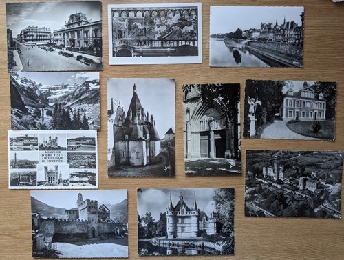 Vintage postcards france - of,