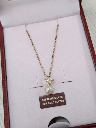 Majorica pearl necklace - necklace, silver