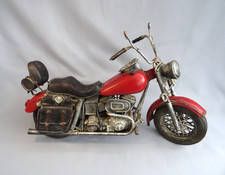 Good Sized Metal Model Harley Davison Motorbike - Please Read