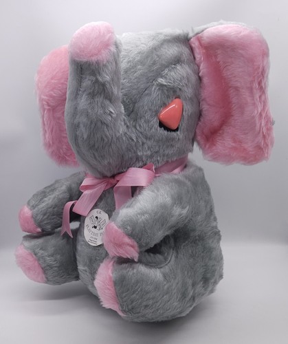 Large grey and pink elephant - large,