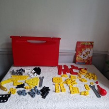 Meccano 0296 STARTER CONSTRUCTION KIT, TOOL CASE/EXTRA ADD ONS AND INSTRUCTIONS