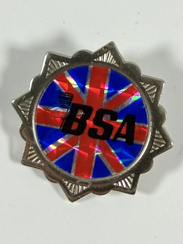 Bsa motorcycle pin badge - bsa,