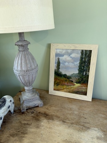 Signed oil painting - , rod