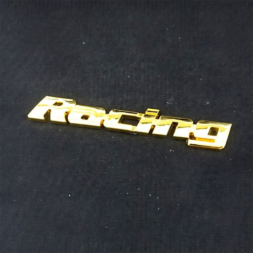 Golden chrome racing metal - golden,
