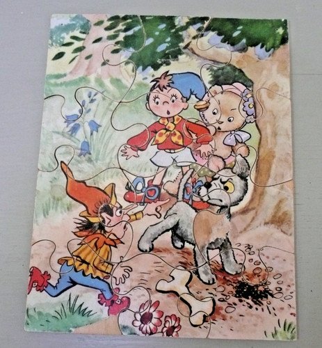 Vintage noddy wooden jigsaw - noddy,