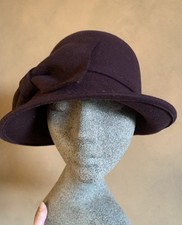 M&S WOOL Cloche Hat Vintage