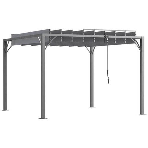 Outdoor pergola retractable - outdoor,