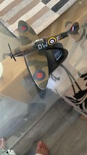 Die-Cast Spitfire Model (Mattel) die-cast Supermarine Spitfire in RAF colors.