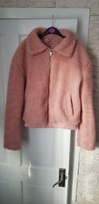 Womens Miss E-Vie Pink Jacket kids 13/14 Fits Size M
