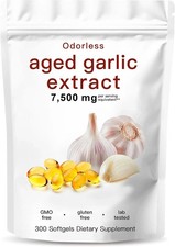 Odorless garlic 7500mg per - garlic,