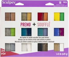 Sculpey Premo + Souffle Clay