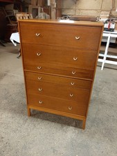 Lovely Retro Stag John & Sylvia Reid Chest Of Drawers / Tallboy Ex  Condition 