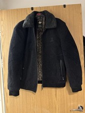Men’s Black Faux Fur Lined