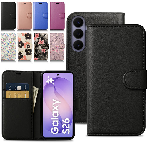 Flip leather phone - case, for