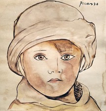 Pablo Picasso Signed Drawing