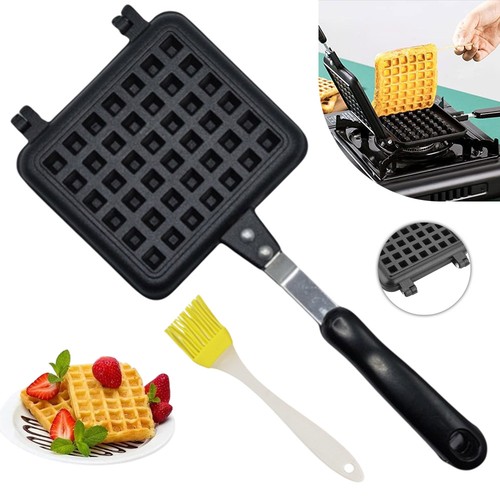 Manual waffle maker - waffle,