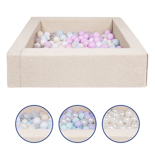 Soft play bouclé ball - , pit