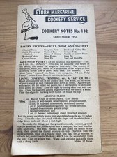 1952 Stork Margarine Cookery