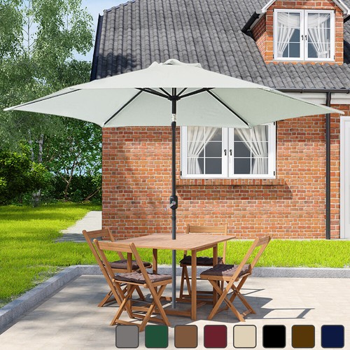 Round garden parasol sun shade - sun,