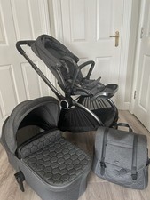 iCandy Core Complete Bundle Dark Grey Travel System Pram Pushchair