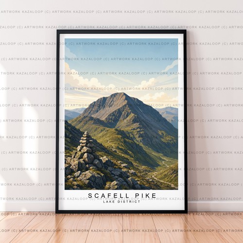 Scafell pike lake district - pike,