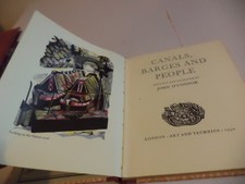 canals barges and people old