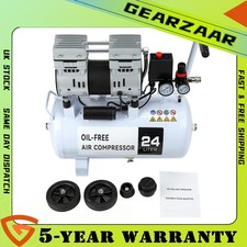 24 Litre Air Compressor 80 L/min Oil Free 1600 PR For Inflator & Air Tools 900W