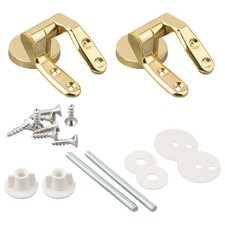 Wobbling gold toilet - wobbling,