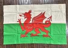 Welsh Dragon Flag Linen