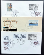 ICELAND Selection of 3 First Day Covers