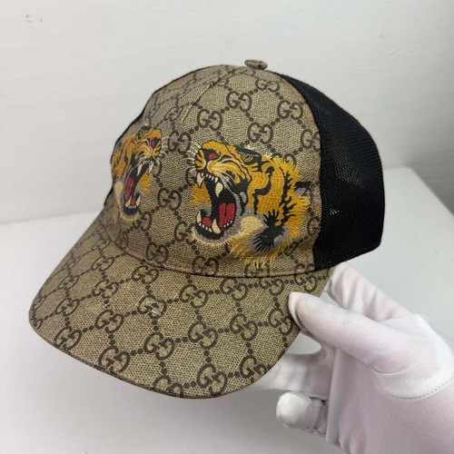Gucci monogram tiger cap - gucci,