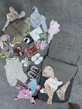 Huge Bundle Baby Girls Newborn 0-3 Months Clothes Bundle