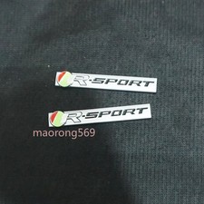 2x Silver Gray Glossy Small