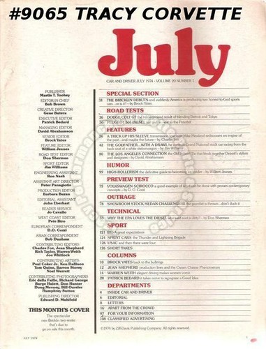 July 1974 car - july, and