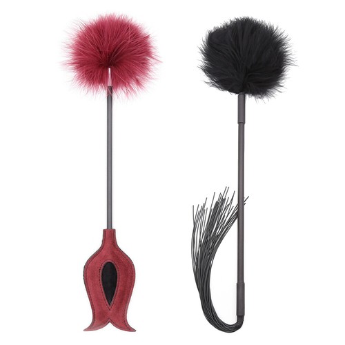 Feather whip spanking paddle - feather,
