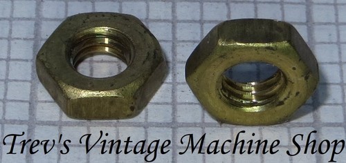 2ba thin half lock nuts - half,