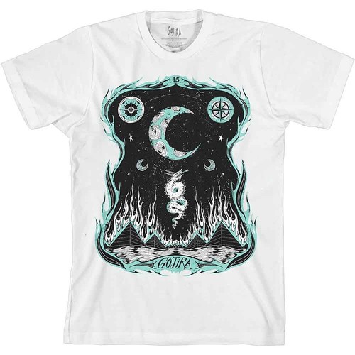 Gojira dragons dwell white - gojira, dwell'