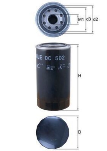 Oil filter mahle fits iveco - oil,