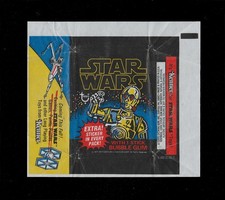 STAR WARS 1ST SERIES - AN ORIGINAL TOPPS 1977 GUM CARD WRAPPER