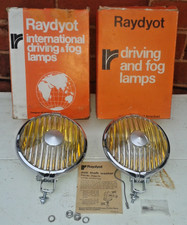 VESPA LAMBRETTA 2 x RAYDYOT SPOTLIGHTS NEW OLD STOCK PLEASE READ DESCRIPTION