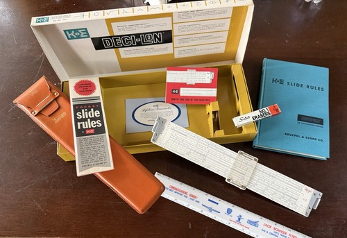 Deci lon slide rule set - slide,