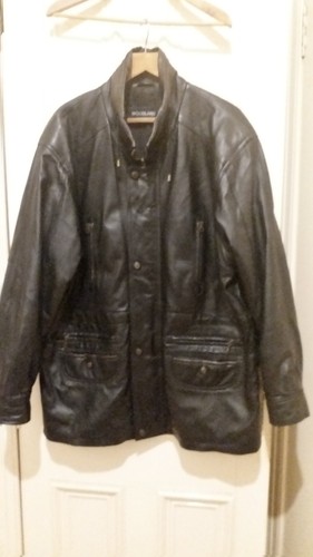 Woodland mens leather jacket - mens,