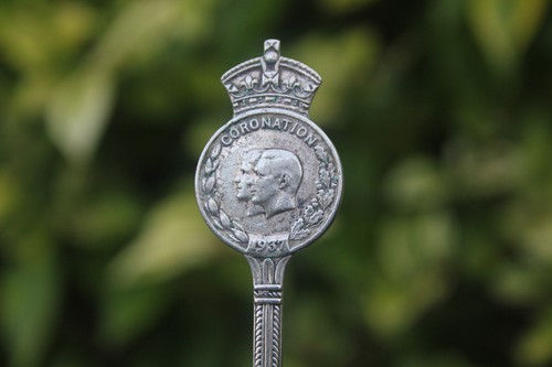 Antique 1937 spoon king george - spoon,