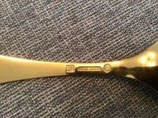 Georg Jensen Christmas Spoon 1976 Solid Silver.