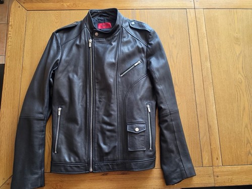 Hugo boss men leather bomber - hugo,