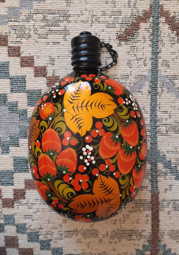 Rare russian soviet army flask - army,